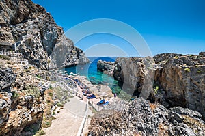 Calypso bay on Crete Island, Greece.