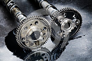 Cam shaft of a turbo diesel engine