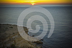 Cama de Vaca cliffs, Faro District, Portugal photo