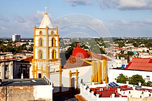 Camaguey UNESCO World Heritage Centre from above.