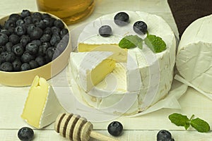 Camamber cheese is a type of soft, fatty cheese made from cow`s milk