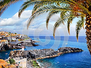 Camara de Lobos, small fisherman village on Madeira island photo