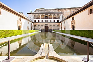 Camares Patio of Alhambra, Granada, Spain photo