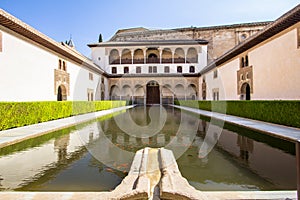 Camares Patio of Alhambra, Granada, Spain photo