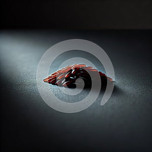 Camargue Red Rice: Minimalist Study in Shadow AI-GENERATED