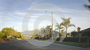 Camarillo Streets and Mountains, CA