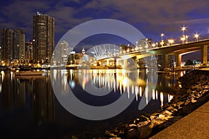 Cambie Bridge Twilight, Vancouver