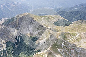 Cambio peak from south, aerial, Italy photo