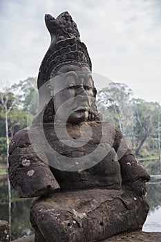 Cambodia, ancient statue