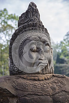 Cambodia, ancient statue