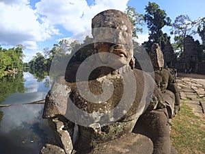 Cambodia, Angkor Wat Temple. Religion and historical place