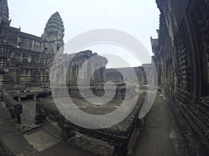 Cambodia, Angkor Wat Temple. Religion and historical place