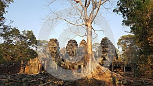 Cambodia. Banteay Kdei temple. Siem Reap city. Siem Reap province. photo