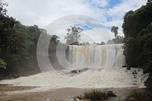 Cambodia. Boo Sra waterfall. Mondulkiri province.