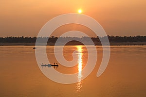 Cambodia. Mekong River. Kratie city. Kratie province.