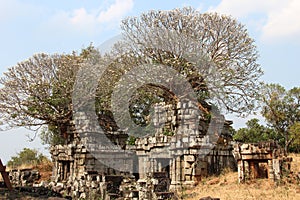 Cambodia. Phnom Bok temple. Siem Reap Province. Siem Reap City.