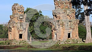 Cambodia. The Prasat Suor Prat. Siem Reap province.