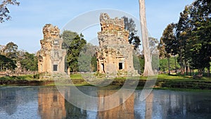 Cambodia. The Prasat Suor Prat. Siem Reap province.