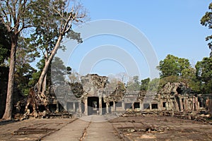 Cambodia. Preah Khan Temple. Siem Reap Province. Siem Reap City.