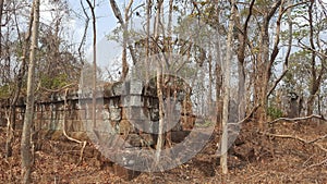 Cambodia. Reu Temple. Ruins of a 10th century Hindu temple in Preah Vihear province.