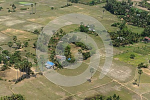 CAMBODIA SIEM REAP LANDSCAPE RICEFIELD