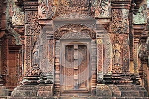 Cambodia Siem Reap temple stone carving