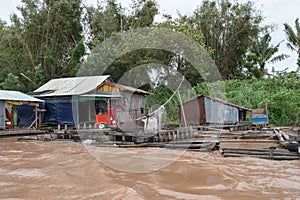 Cambodia, a Vietnamese fishing village