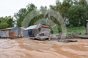Cambodia, a Vietnamese fishing village