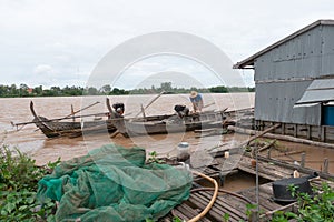Cambodia, a Vietnamese fishing village