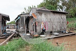 Cambodia, a Vietnamese fishing village