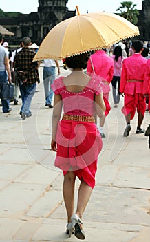 Cambodian Bride at Angkor Wat