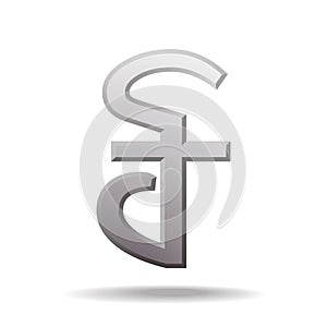 Cambodian riel currency symbol