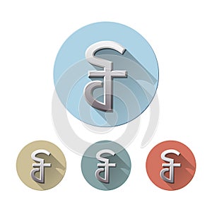 Cambodian riel currency symbol