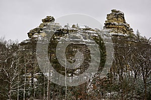 Cambrian Sandstone Rock Formations