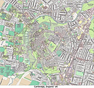 Cambridge England Uk city hi res aerial view photo
