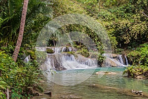 Cambugahay Falls on Siquijor island, Philippine