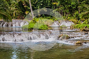 Cambugahay Falls on Siquijor island, Philippine