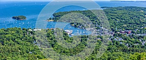 Camden Harbor from Mount Battie