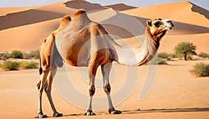 Camel Arabian dromedary hoofed mammal