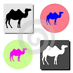 Camel. flat vector icon