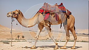 Camel in Judean Desert, Israel