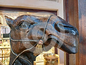 Camel sculture in Souq Dubai