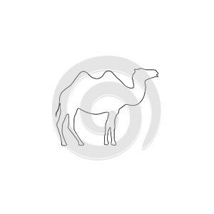 Camel. flat vector icon