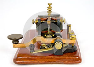 Camelback antique Morse key