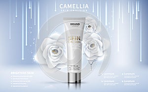 Camellia skin toner ad