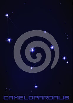 Camelopardalis star constellation photo