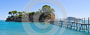 Cameo island with famous beach, Zakynthos, Greece