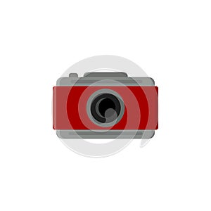 camera colored icon. Element of summer pleasure icon for mobile concept and web apps. Cartoon style camera colored icon can be