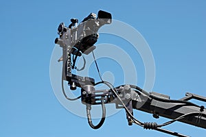 Camera on crane or jib