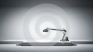 Camera Crane on Platform